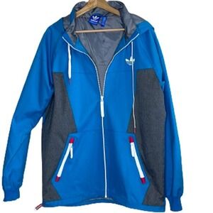 ADIDAS WINDBREAKER COLORBLOCK MEN'S‎ JACKET SIZE M